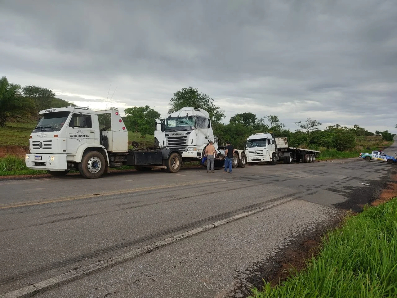 Guincho em operação